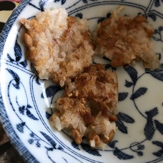 離乳食  納豆と鰹節のおやき